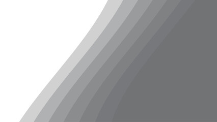 Gray abstract paper cut background vector image for backdrop or presentation