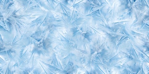 Obraz premium Seamless Ice Texture Background - Winter, Cold, Frozen, Abstract, Pattern