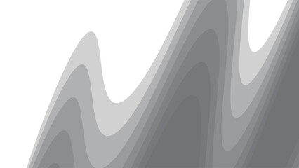 Gray abstract paper cut background vector image for backdrop or presentation