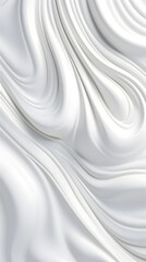 Obraz premium Digital white cream curve sculpture abstract graphic poster background