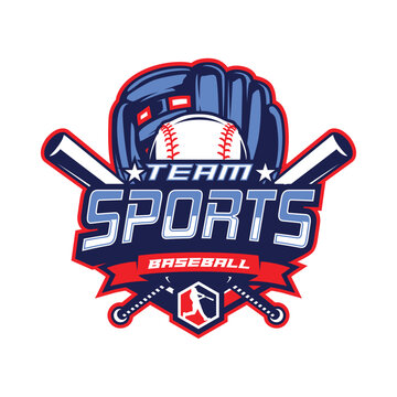 Baseball Logo Design. Sports Baseball Logo Design Vector