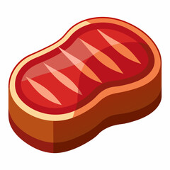 illustration of a sausage