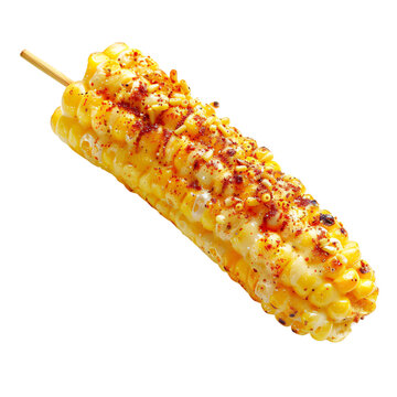 Elote grilled corn png