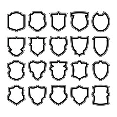 Set of shield vector 