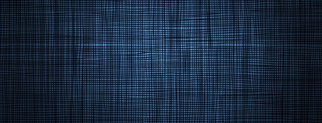 Detailed Blue Fabric Texture Close-Up View