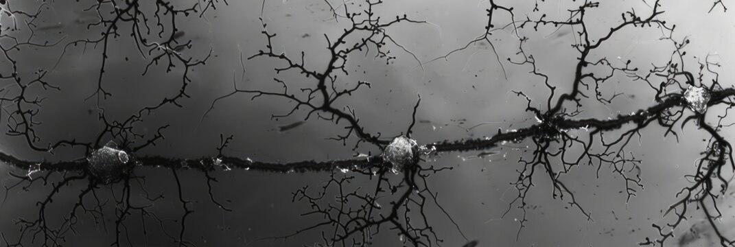 Microglia Cells Stained with Rio Hortega s Silver Carbonate Method in the Grey Matter of the Brain Ramified or Resting Microglia in Normal Brain Tissue