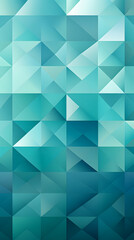 Obraz premium Digital green triangle geometric abstract graphic poster background