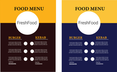 Food Friday social media design template