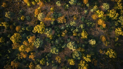 17. Wilderness, realistic style, complementary colors, nature-inspired pattern, aerial view, ambient light, shadows,