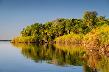 Okavango Delta, This delta in north-west Botswana comprises permanent marshlands and seasonally...
