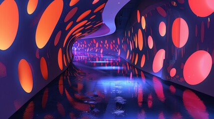 19. Trail Map, realistic style, bold colors, polka dots, wide shot, soft light, reflections,