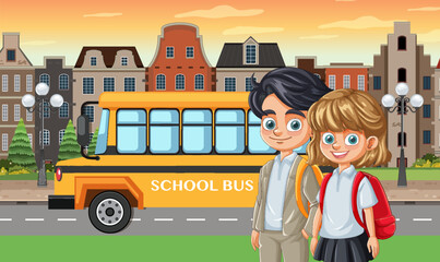 Children Going to School