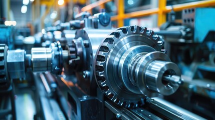 Fototapeta premium Precision Engineering in Modern Manufacturing