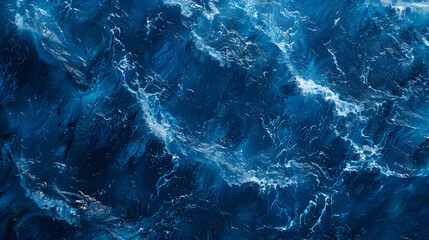 Obraz premium Blue sea water background texture background,generative ai