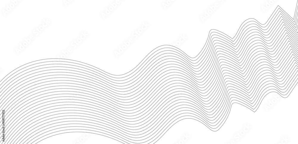 Poster abstract background wave topographic line design. background lines wave design. white gradient diago