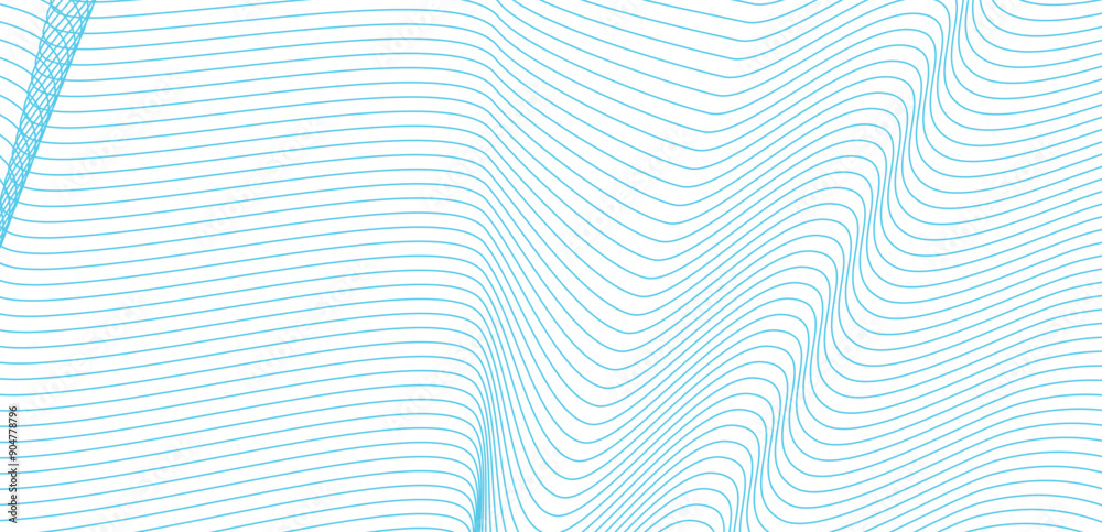 Poster abstract green background with wave topographic wave line design. background lines wave design. whit