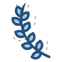 wheat fiber crop plant icon