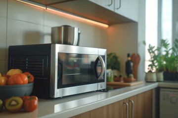 Microwave with Fruit