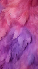 Digital art powder purple feather abstract graphic poster background