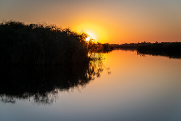 Okavango Delta, This delta in north-west Botswana comprises permanent marshlands and seasonally...