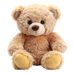 Fototapeta premium bear stuffed fluffy plushie on transparent background