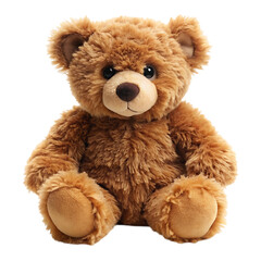 Obraz premium bear stuffed fluffy plushie on transparent background