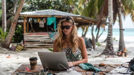 Digital Nomadism: Experience the freedom of working remotely from various global locations, using technology to support a flexible, location-independent lifestyle while traveling the world.
