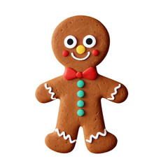 isolated of ginger bread clipart