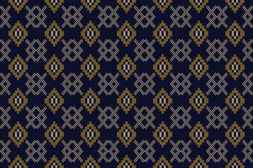 Ethnic pattern seamless pixel art for Fabric geometric ethnic pattern seamless,Pixel pattern art wallpaper Background, Design for fabric, curtain, carpet ,geometry seamless pattern art illustration