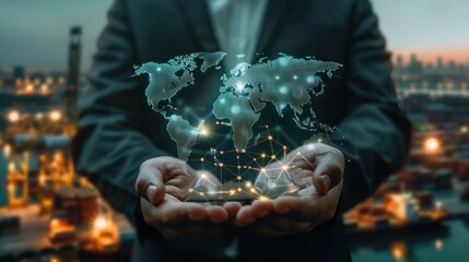 Global Network in Hands