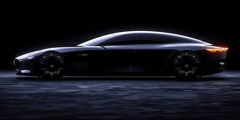 Sleek Minimalist Modern Car