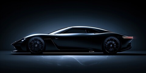 Obraz premium Striking Minimalist Car Roofline