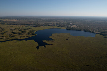 Okavango Delta, This delta in north-west Botswana comprises permanent marshlands and seasonally...