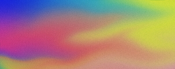 Vibrant grainy gradient background, orange yellow green noisy texture banner poster cover header backdrop design