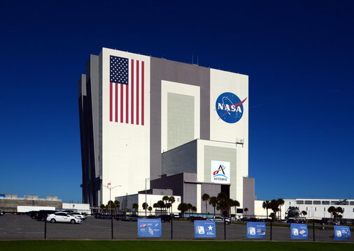 Vehicle Assembly Building in Kennedy Space Center, Florida