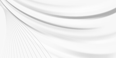 Obraz premium White gray satin texture that is white silver fabric silk panorama background with beautiful soft blur pattern natural.textures, fabric, silver, natural,