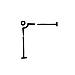 hand drawn doodle corner