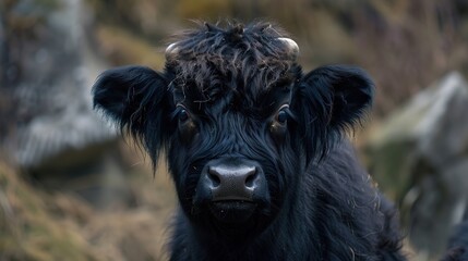 "Cute Yak: Adorable and Endearing Animal Character"