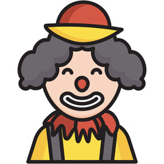 Clown Sticker