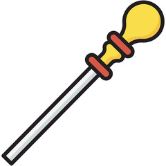 Parade Baton Sticker