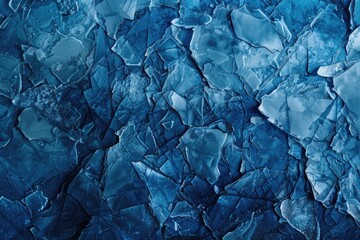 Obraz premium Blue Ice Fragment