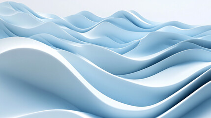 Obraz premium Abstract wave blue background dynamic texture