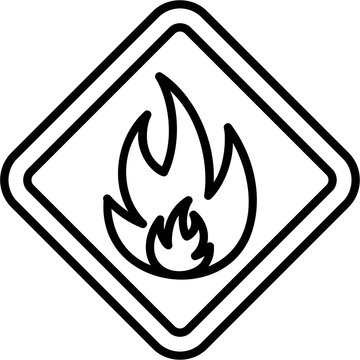 recommend clip art: Flammable Icon