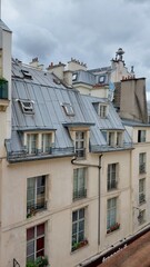 old houses in the city France Paris