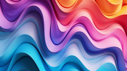 Fototapeta premium Abstract wave colorful background dynamic texture
