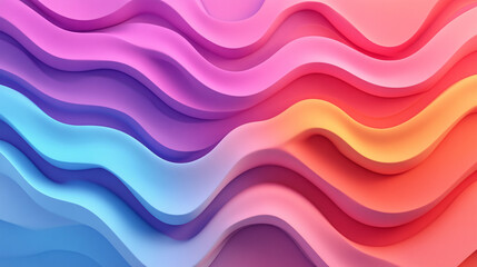 Fototapeta premium Abstract wave colorful background dynamic texture