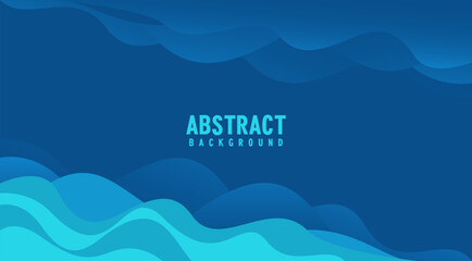 Abstract background fluid wave banner. Modern background design. color gradation. Dynamic Waves. Liquid form composition