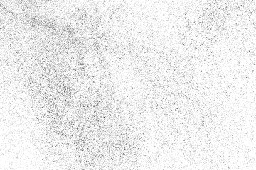 Distressed black texture. Old paper. Dark grainy texture on white background. Dust overlay textured. Grain noise particles. Grunge design elements. Vector illustration, EPS 10.	
