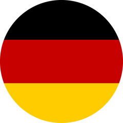 german flag illustrator country flags round