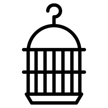 recommend clip art: bird cage icon
